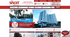 Desktop Screenshot of imobiliariasison.com.br